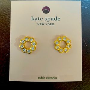 New full circle Kate Spade earrings.